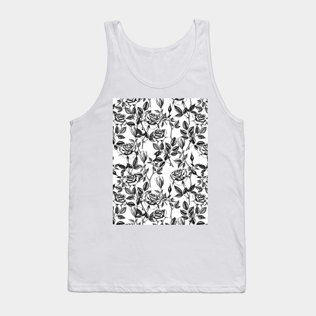 Roses drawing Tank Top by katerinamk